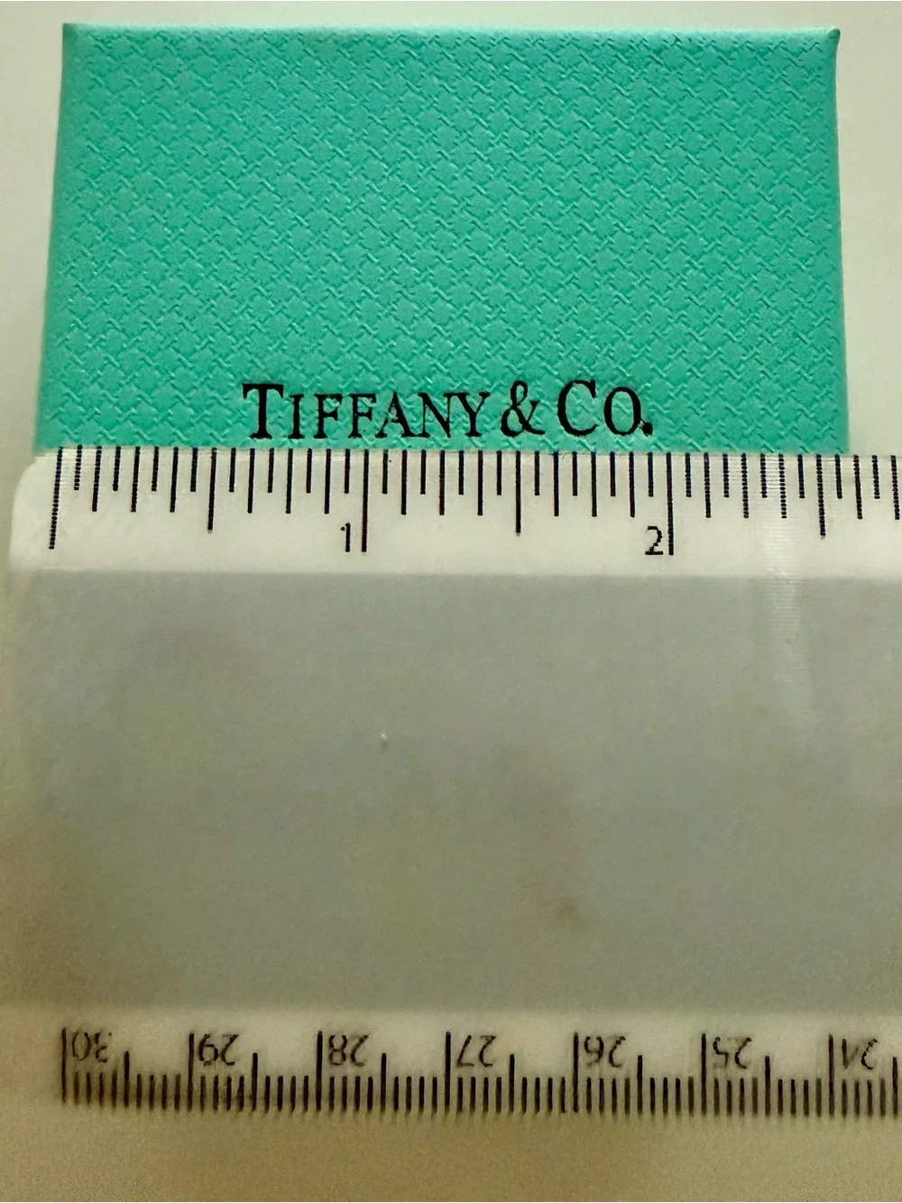 Tiffany & Co. Box in Tiffany Blue with Black Logo